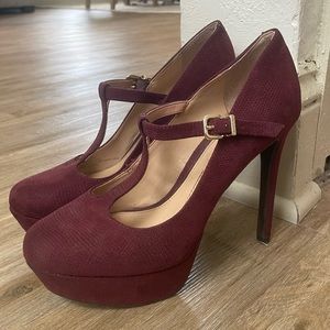 Gianni Bini Burgundy Heels - size 6.5